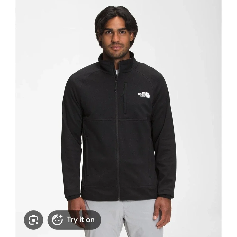 The north face canyonlands full zip black jacket NEW mens XL gorpcore outdoors